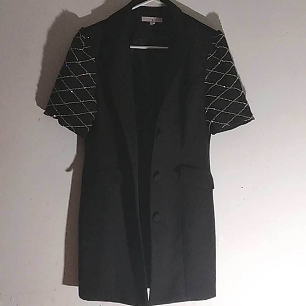 BLACK BLAZER DRESS
